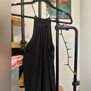Express Elegant Black Halter Top